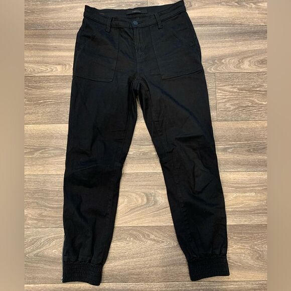 J. Brand ankle jogger style pants.  Size 24. Side zip at the ankle. - Picture 1 of 7